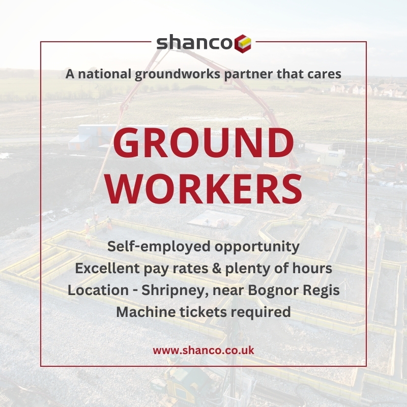 Ground Worker Shripney Vacancy Shanco